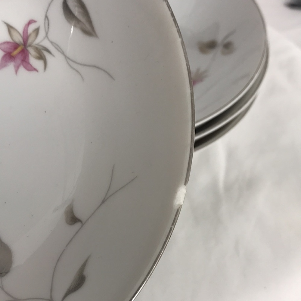 Mikasa Fine China from Yamaha, Japan Antique Floral bowls - Picture 7 of 7